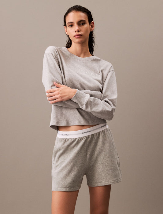 Calvin Klein Terry Lounge Relaxed Crewneck Sweatshirt