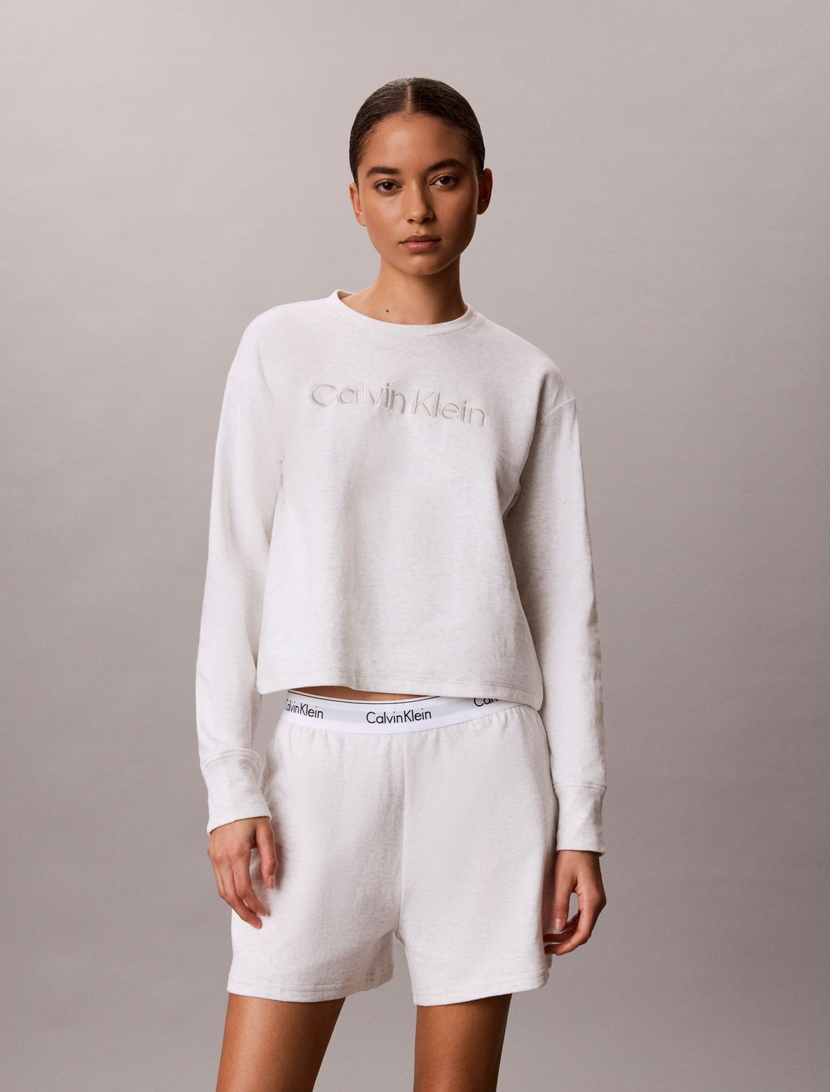 Calvin Klein Modern Terry Relaxed Sweatshirt