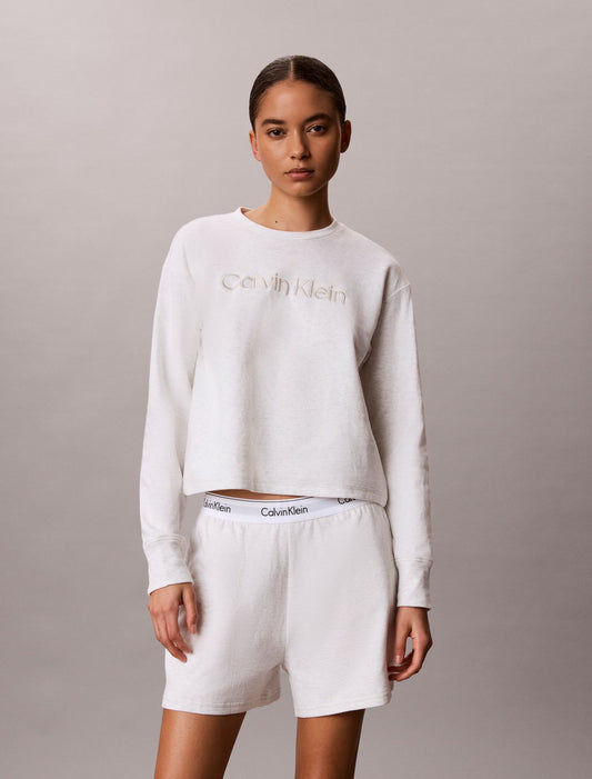Calvin Klein Modern Terry Relaxed Sweatshirt