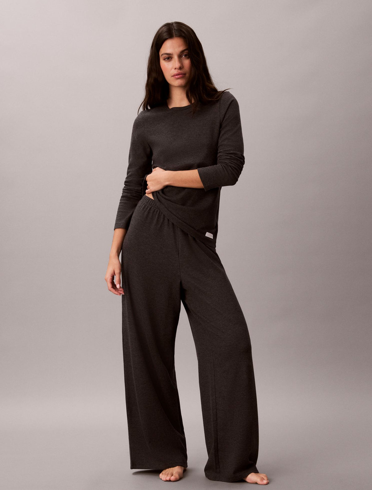 Calvin Klein Classic Comfort Cozy Waffle Sleep Top