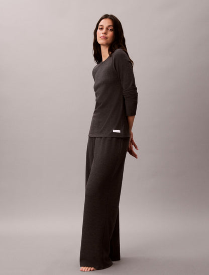 Calvin Klein Classic Comfort Cozy Waffle Sleep Top