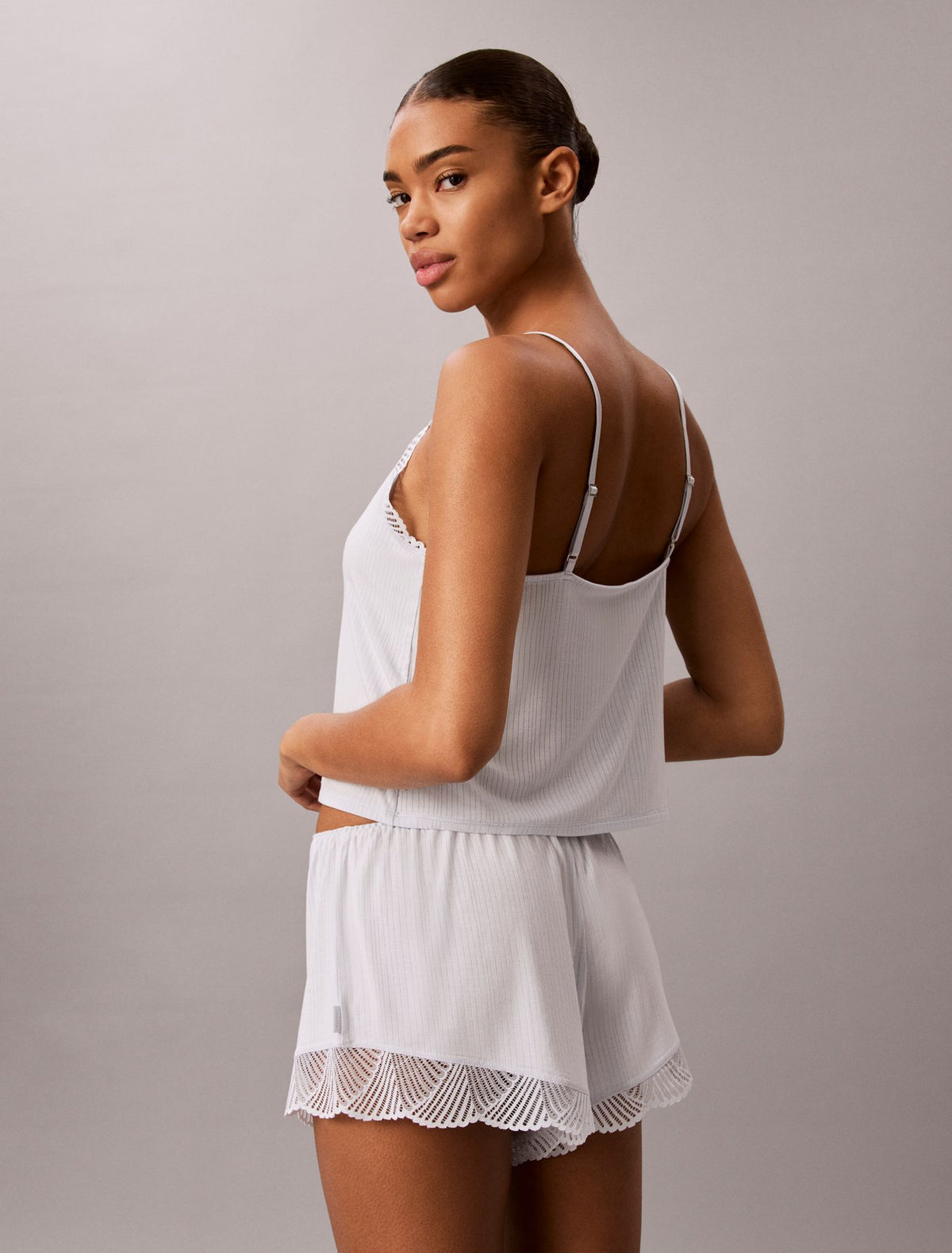 Calvin Klein Ultra Soft Modal Rib Lace Shortie