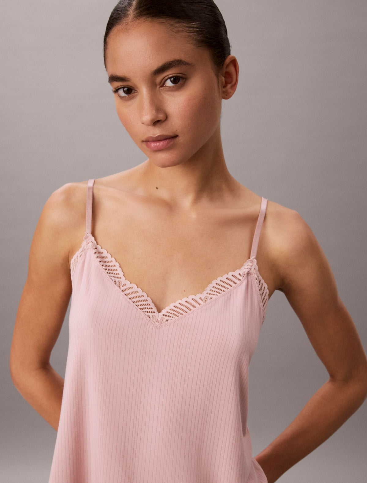 Calvin Klein Ultra Soft Modal Rib Lace Cami