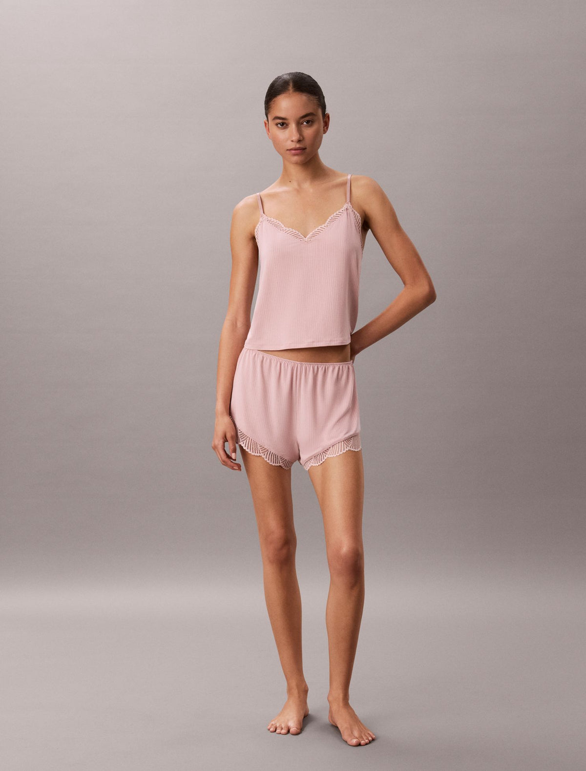 Calvin Klein Ultra Soft Modal Rib Lace Cami
