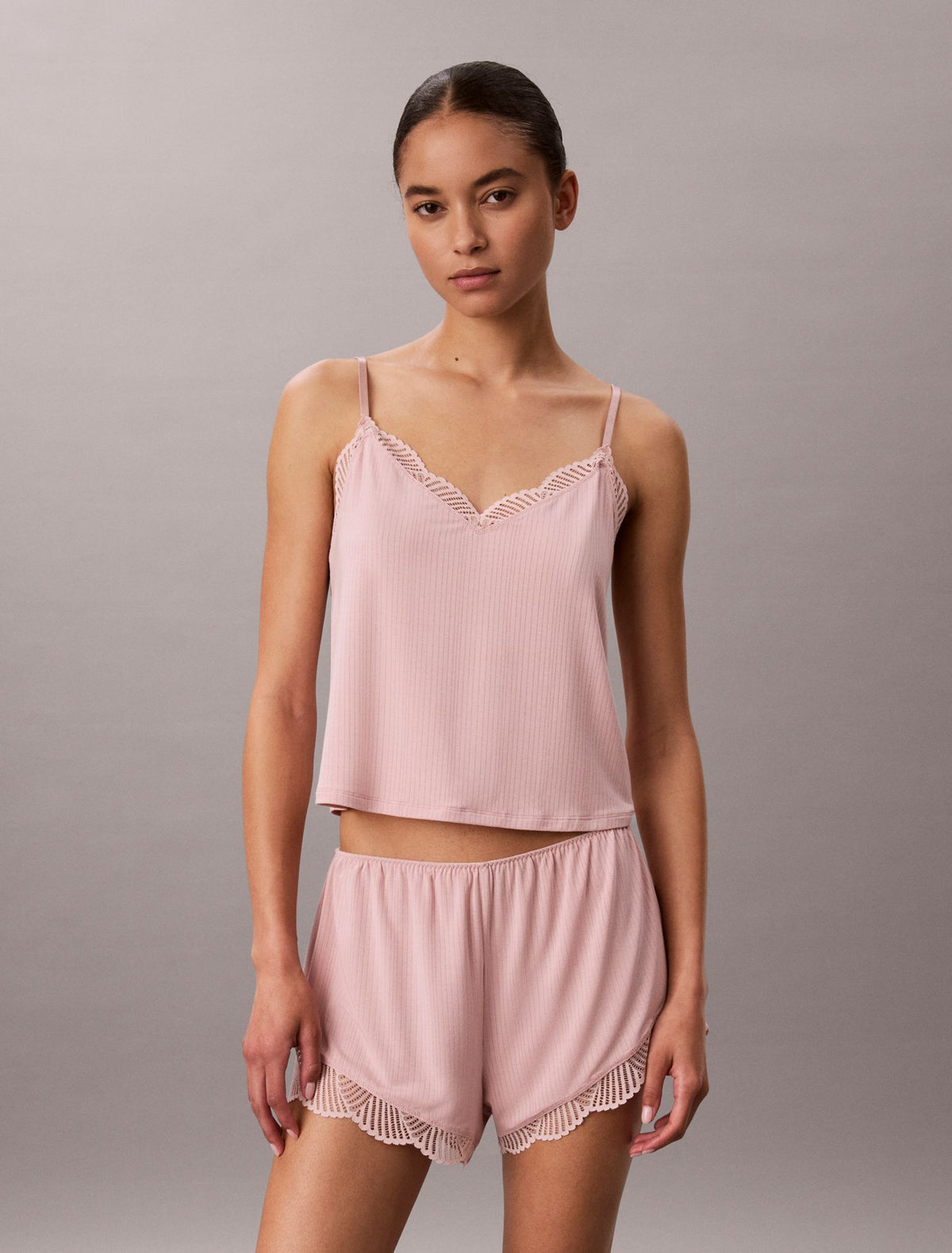 Calvin Klein Ultra Soft Modal Rib Lace Cami