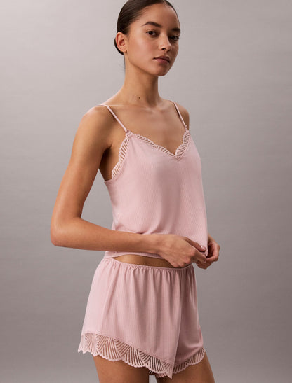 Calvin Klein Ultra Soft Modal Rib Lace Shortie