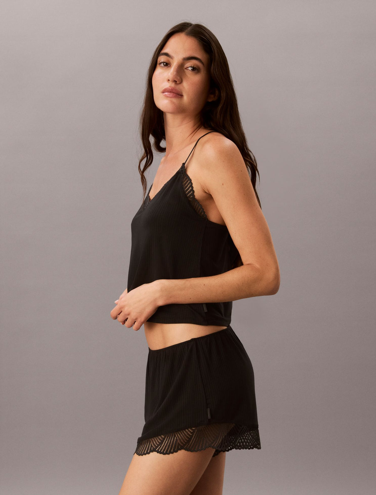 Calvin Klein Ultra Soft Modal Rib Lace Cami