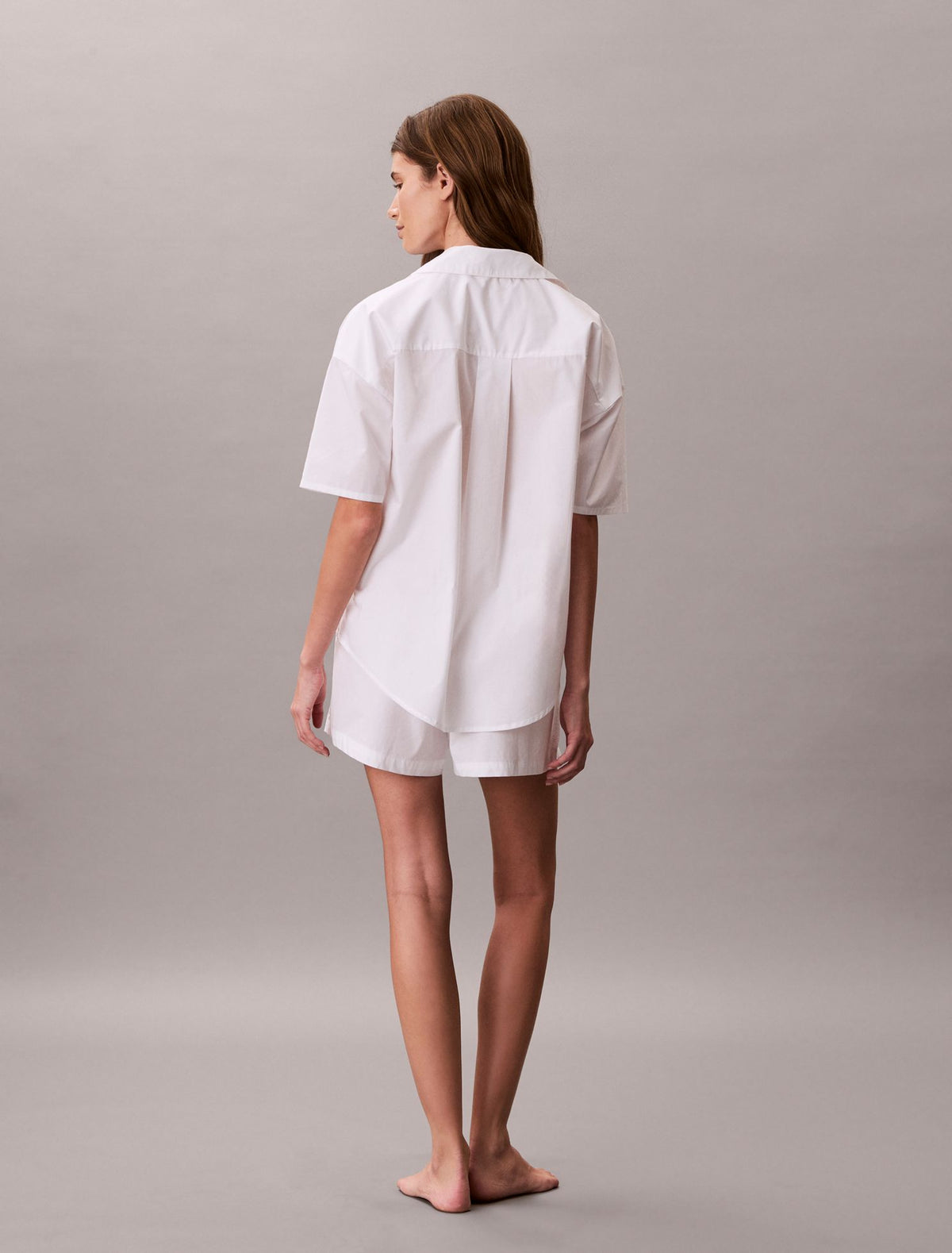 Calvin Klein Cotton Poplin Sleep Shorts