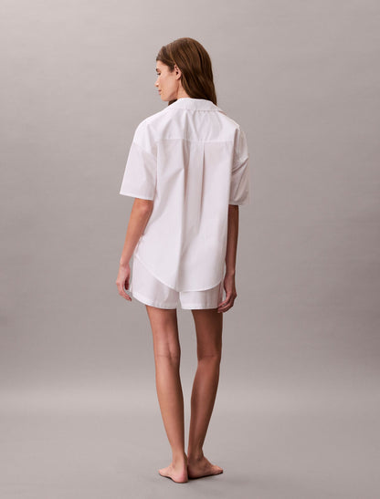 Calvin Klein Cotton Poplin Sleep Shorts