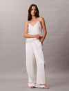 Dotted Logo Pinstripe Ivory
