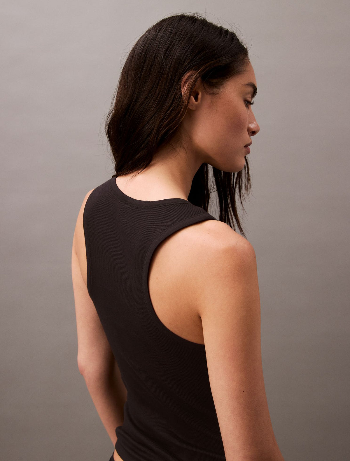 Calvin Klein Cotton Stretch Rib Tank Top