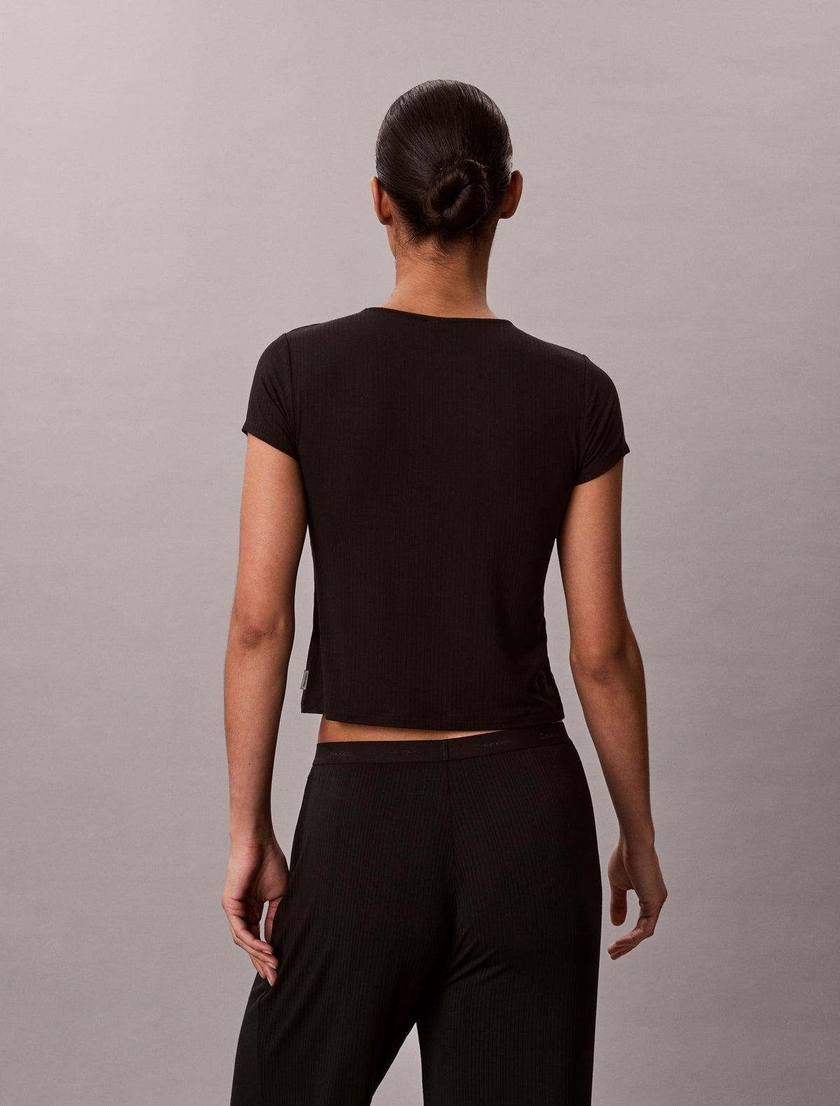 Calvin Klein Modal Stretch Drop Needle Baby Tee