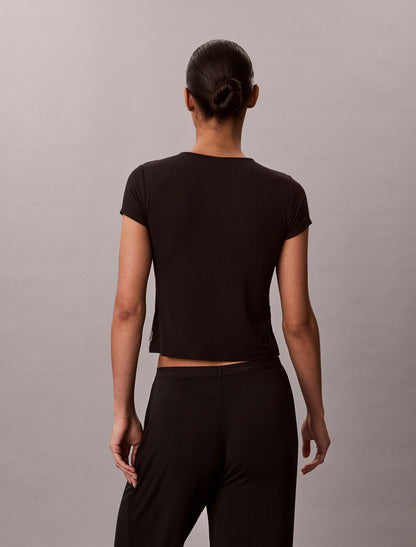 Calvin Klein Modal Stretch Drop Needle Baby Tee