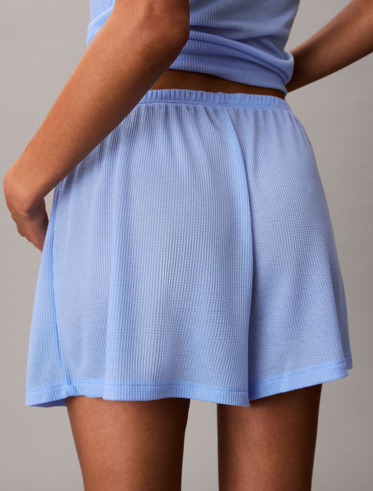 Calvin Klein Lightweight Waffle Pull-On Shorts