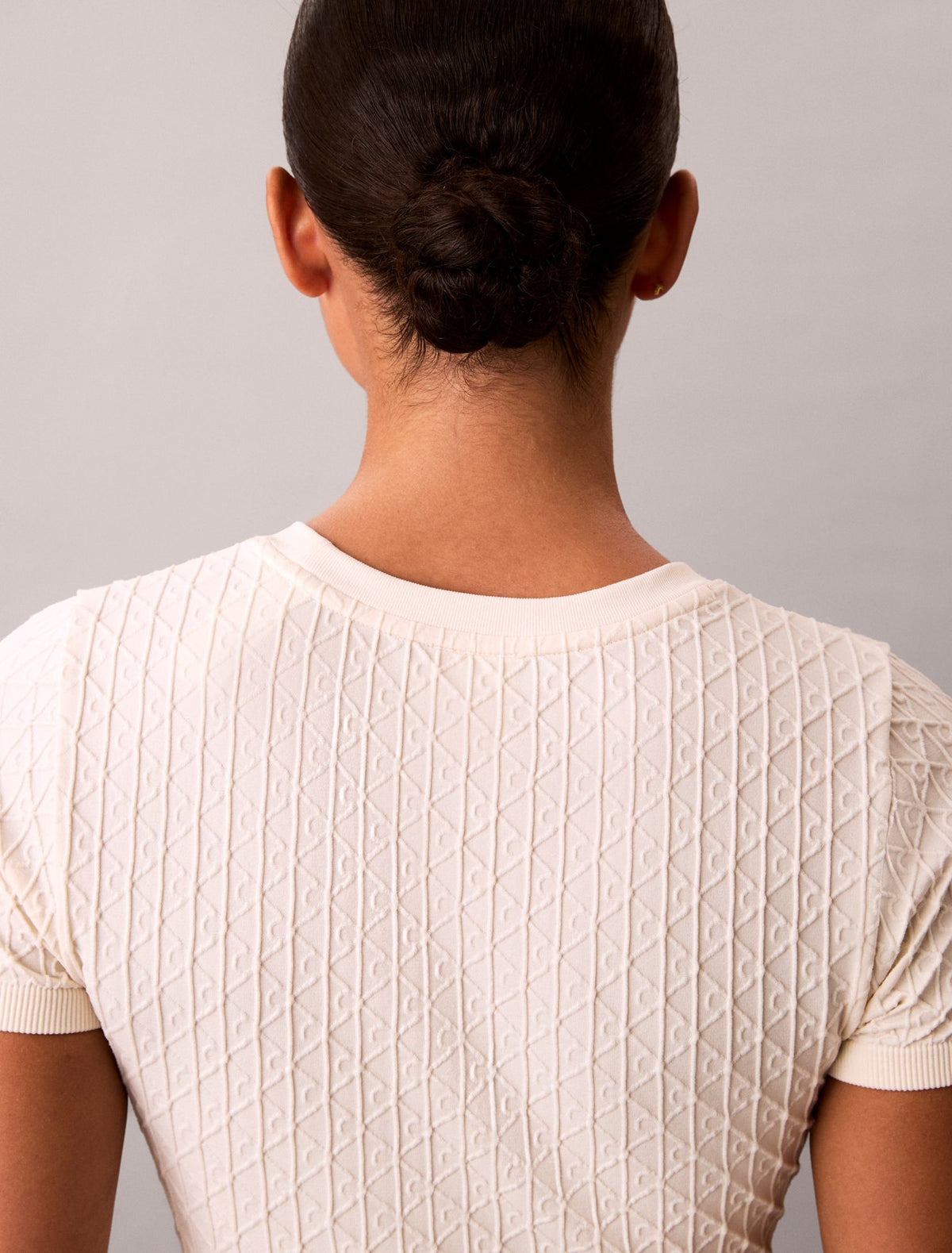 Calvin Klein Rib Emblem Seamless Tee