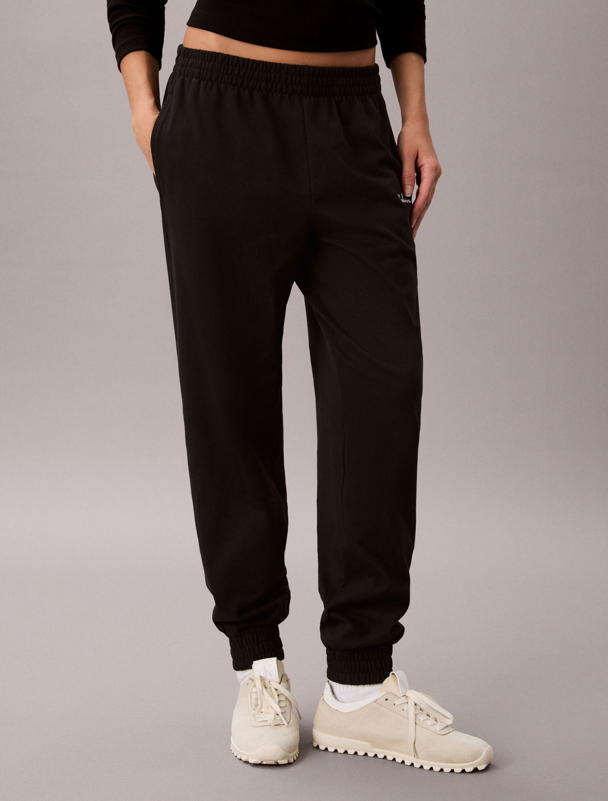 Calvin Klein Logo Cotton Jersey Sleep Sweatpants