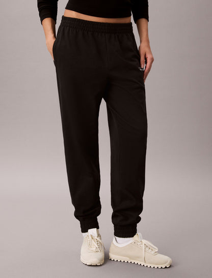 Calvin Klein Logo Cotton Jersey Sleep Sweatpants