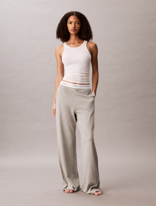 Calvin Klein Logo Cotton Jersey Sleep Pant
