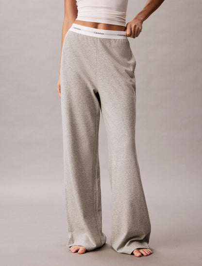 Calvin Klein Logo Cotton Jersey Sleep Pant