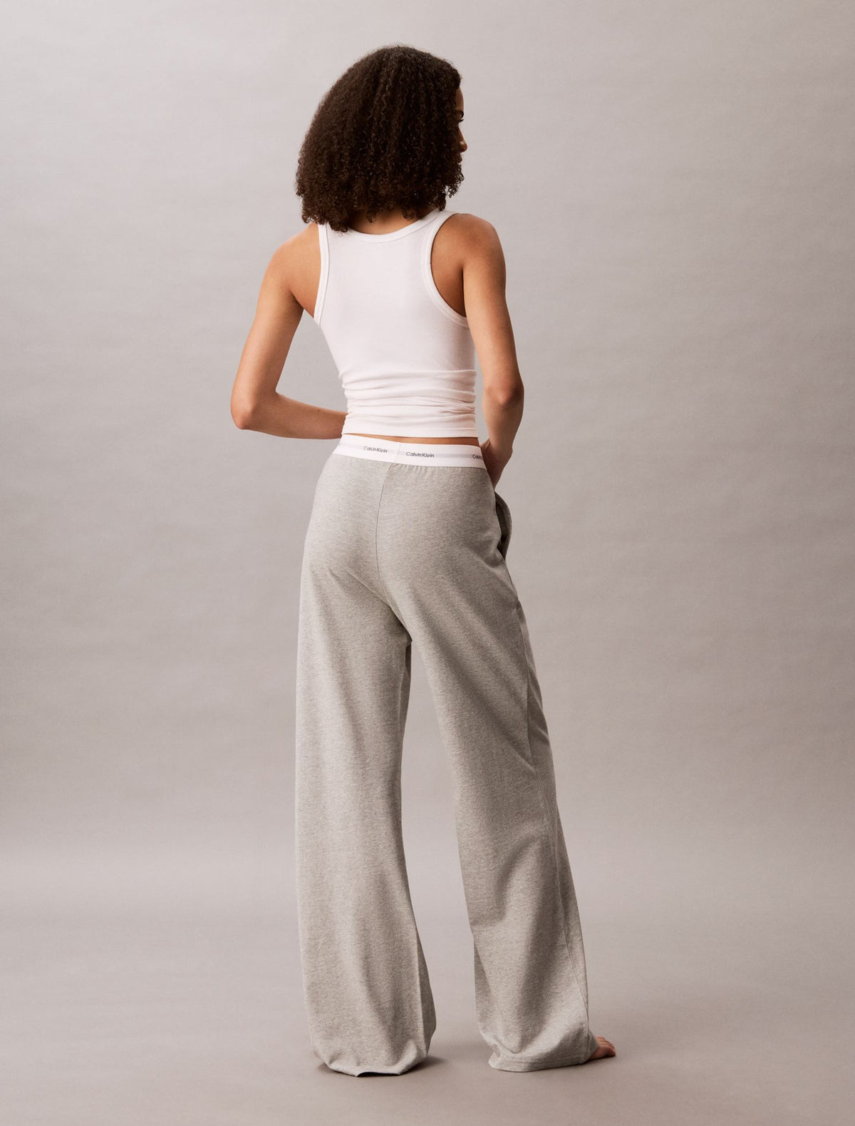 Calvin Klein Logo Cotton Jersey Sleep Pant