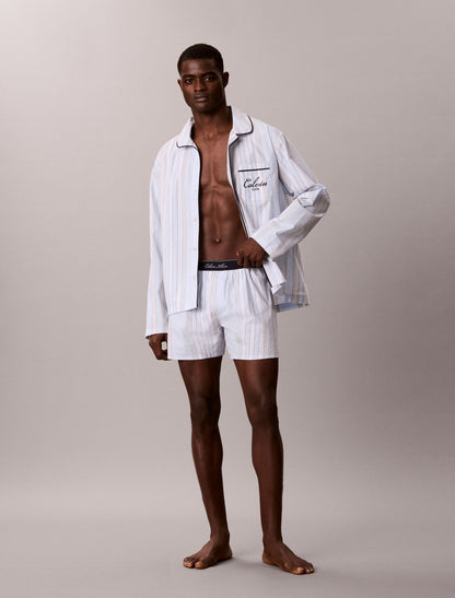 Calvin Klein Cotton Poplin Script Boxer