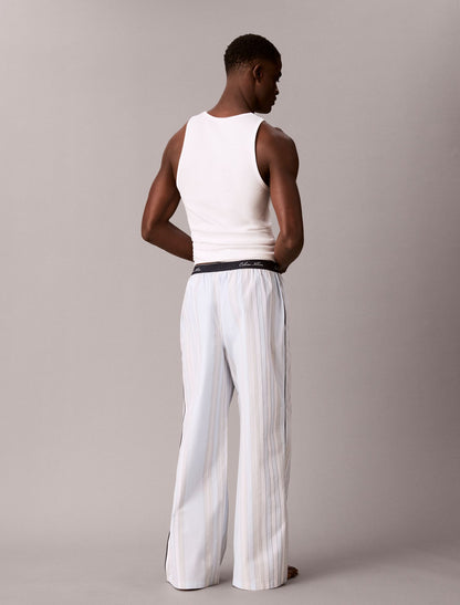 Calvin Klein Cotton Poplin Script Sleep Pants