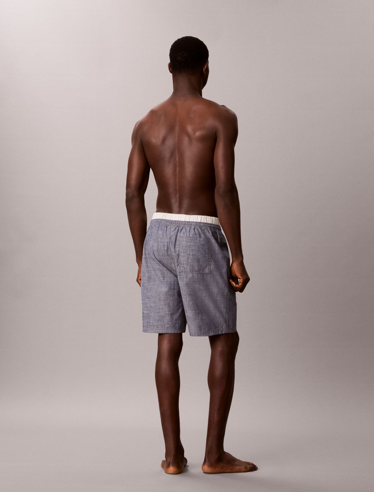 Calvin Klein Cotton Chambray Sleep Shorts