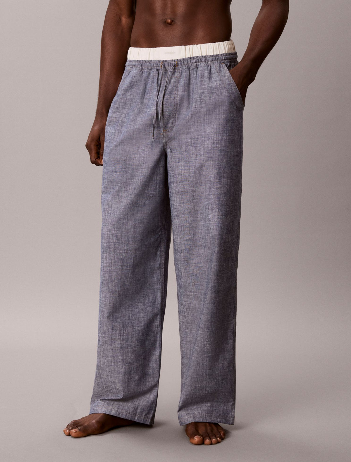Calvin Klein Cotton Chambray Sleep Pants