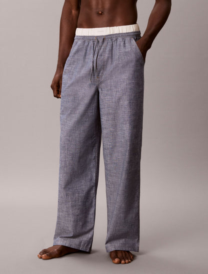 Calvin Klein Cotton Chambray Sleep Pants