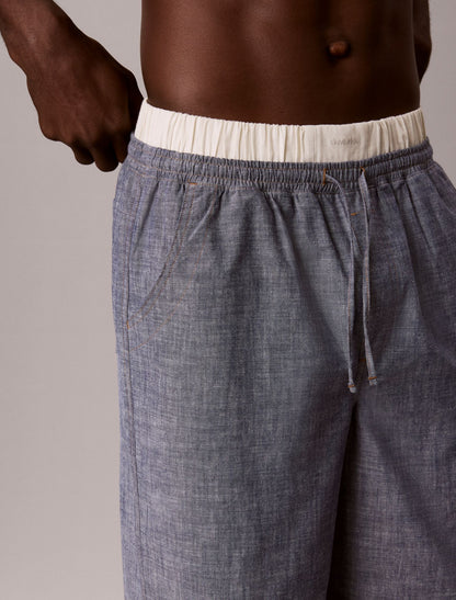 Calvin Klein Cotton Chambray Sleep Pants