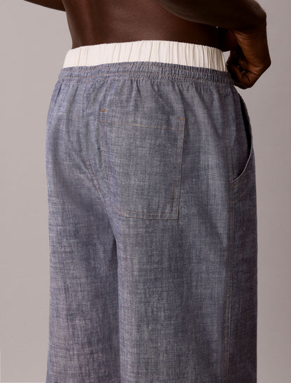 Calvin Klein Cotton Chambray Sleep Pants