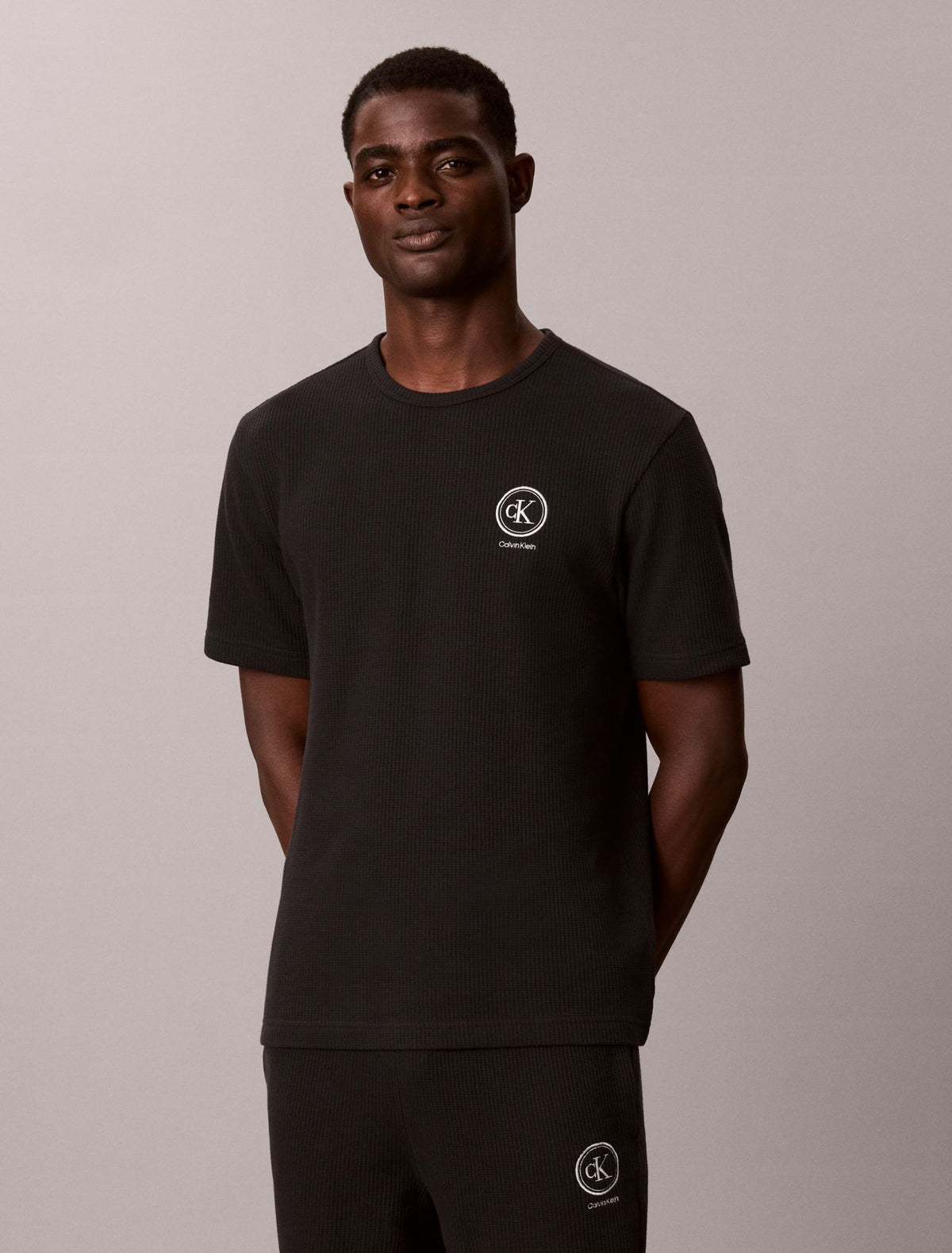 Calvin Klein Brushed Waffle Sleep Tee