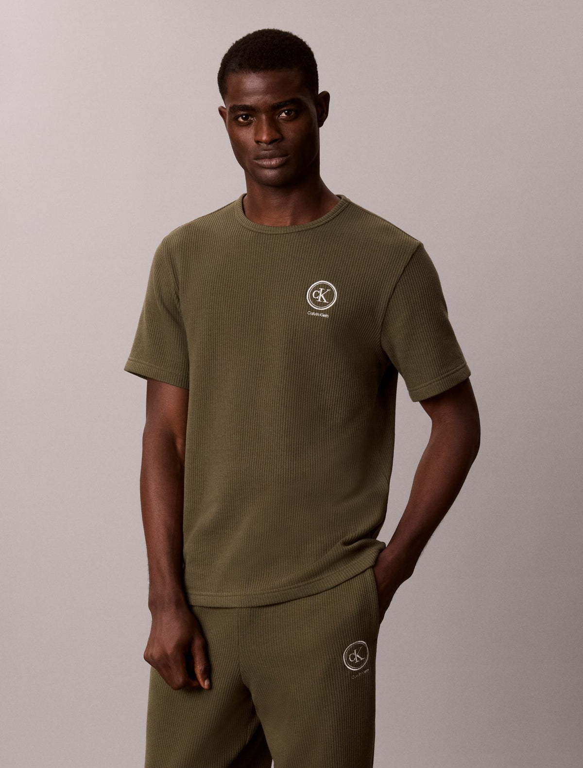 Calvin Klein Brushed Waffle Sleep Tee