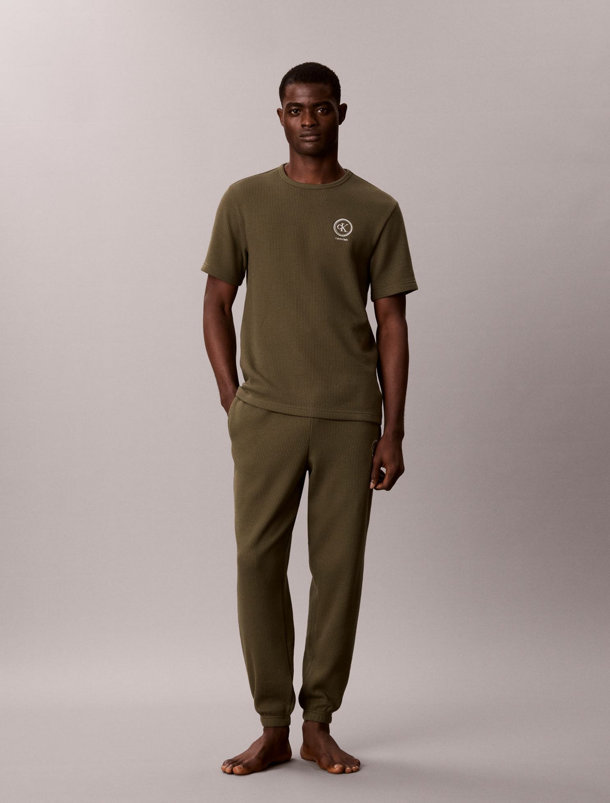 Calvin Klein Brushed Waffle Sleep Tee