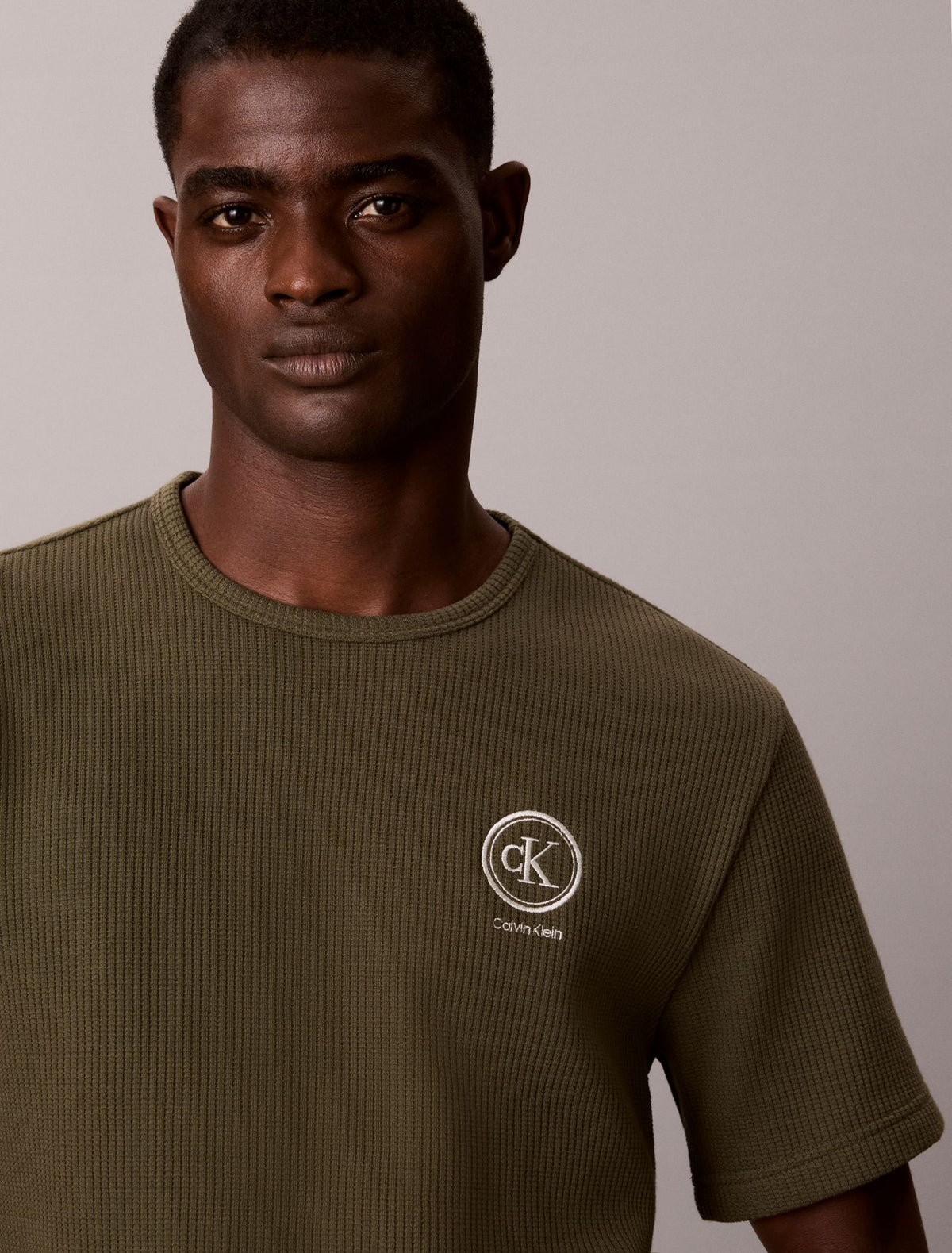 Calvin Klein Brushed Waffle Sleep Tee