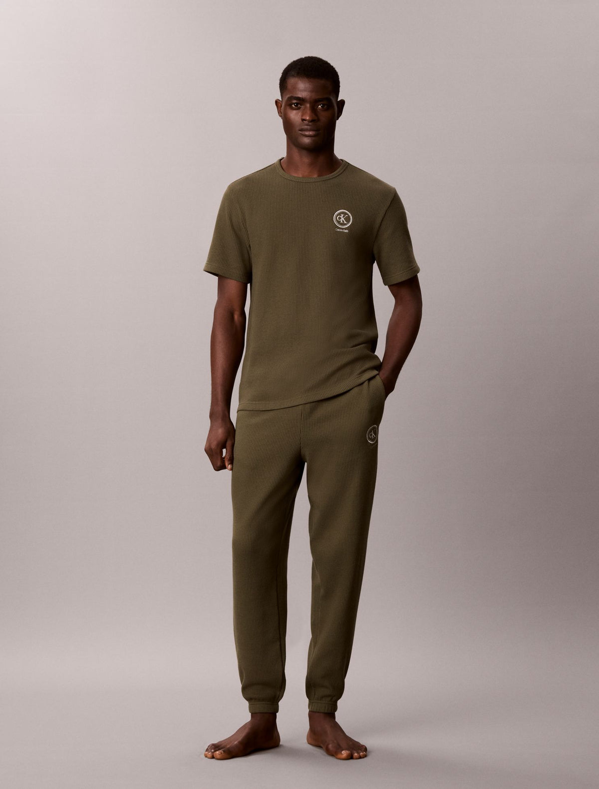 Calvin Klein Brushed Waffle Sleep Joggers