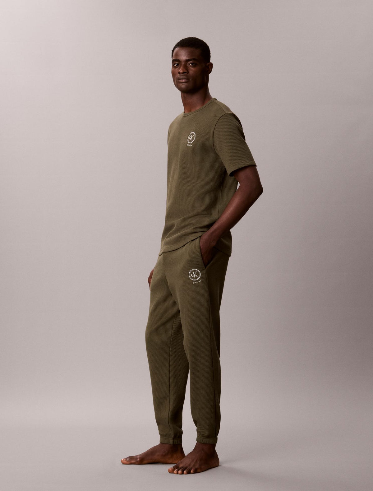 Calvin Klein Brushed Waffle Sleep Joggers