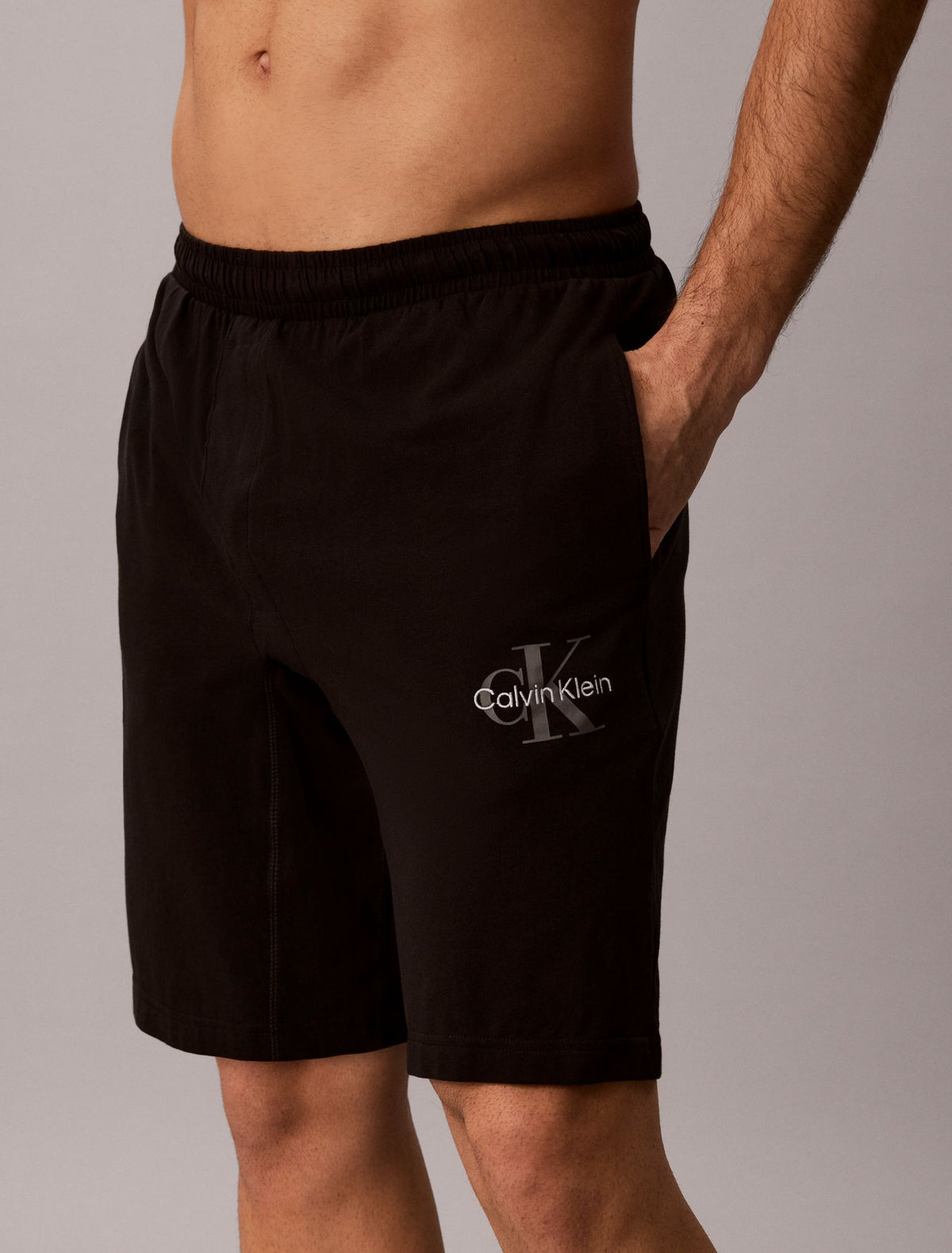 Calvin Klein Icon Cotton Stretch Monologo Sleep Shorts