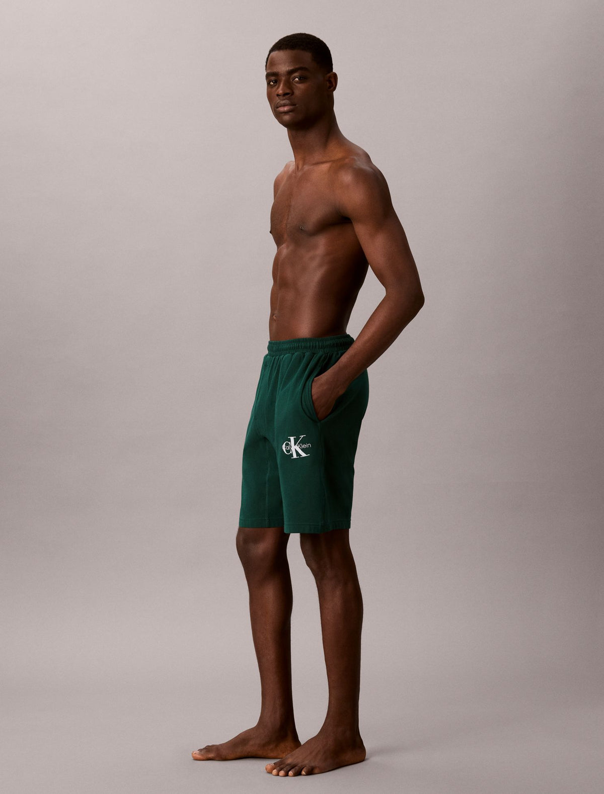 Calvin Klein Icon Cotton Stretch Monologo Sleep Shorts