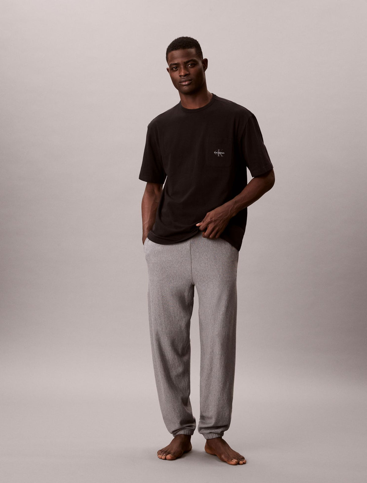 Calvin Klein Icon Cotton Stretch Monologo Sleep Tee