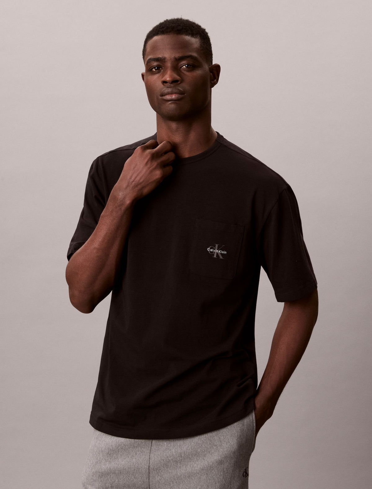 Calvin Klein Icon Cotton Stretch Monologo Sleep Tee