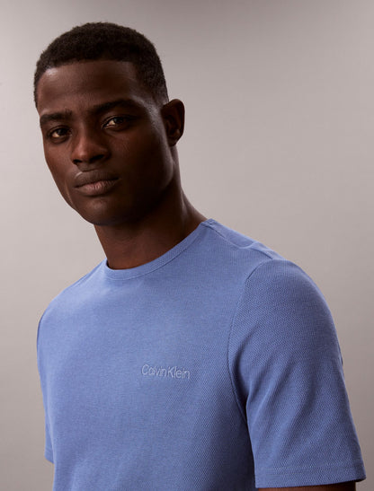Calvin Klein Pique Crewneck Sleep T-Shirt