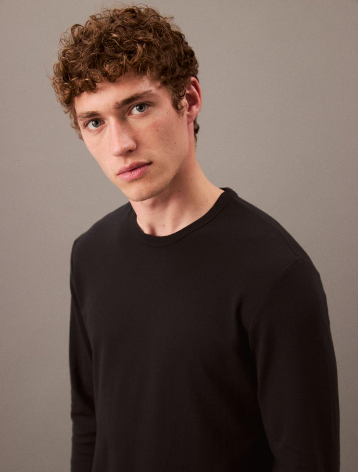 Calvin Klein CK Black Sleep Slim Crewneck T-Shirt