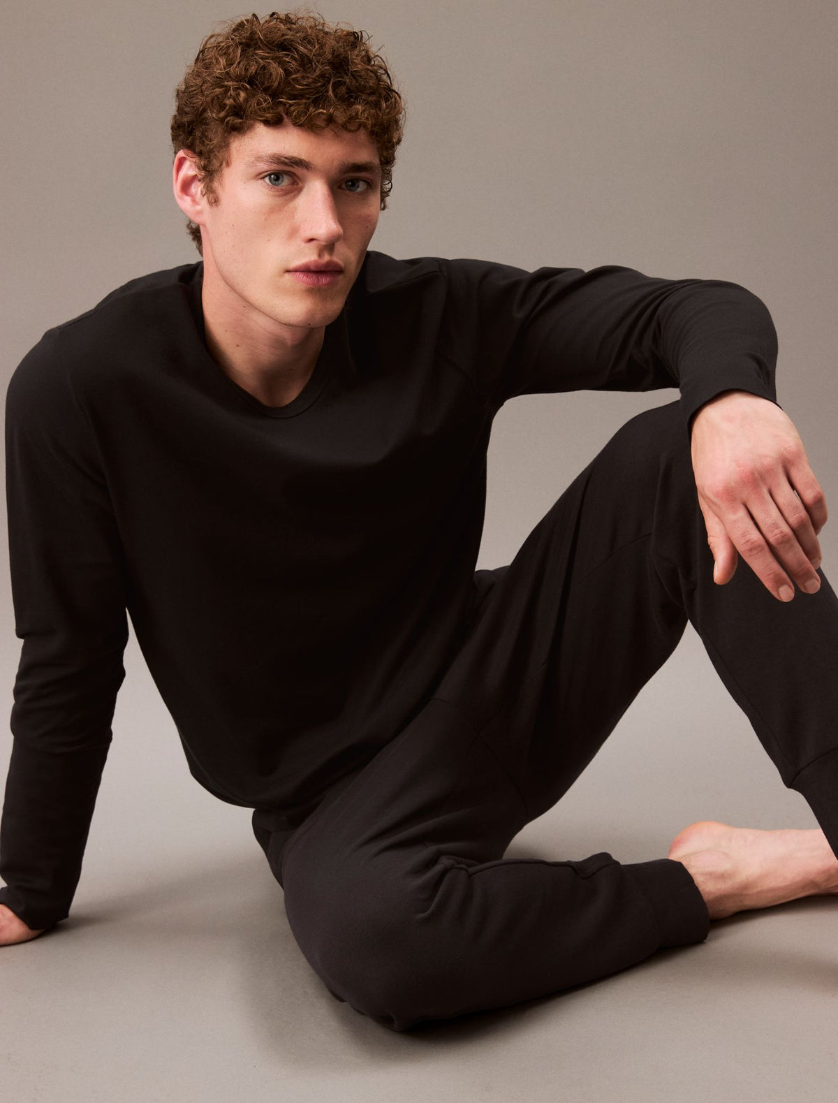 Calvin Klein CK Black Sleep Slim Crewneck T-Shirt