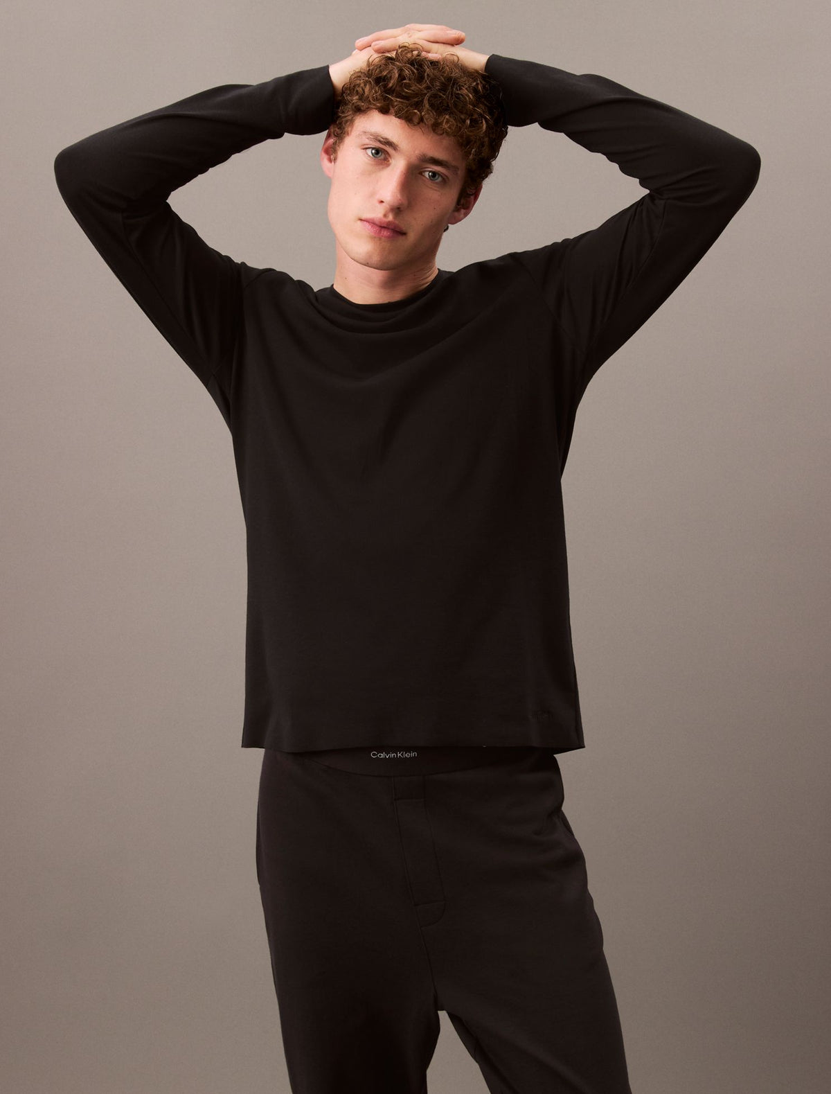 Calvin Klein CK Black Sleep Slim Crewneck T-Shirt