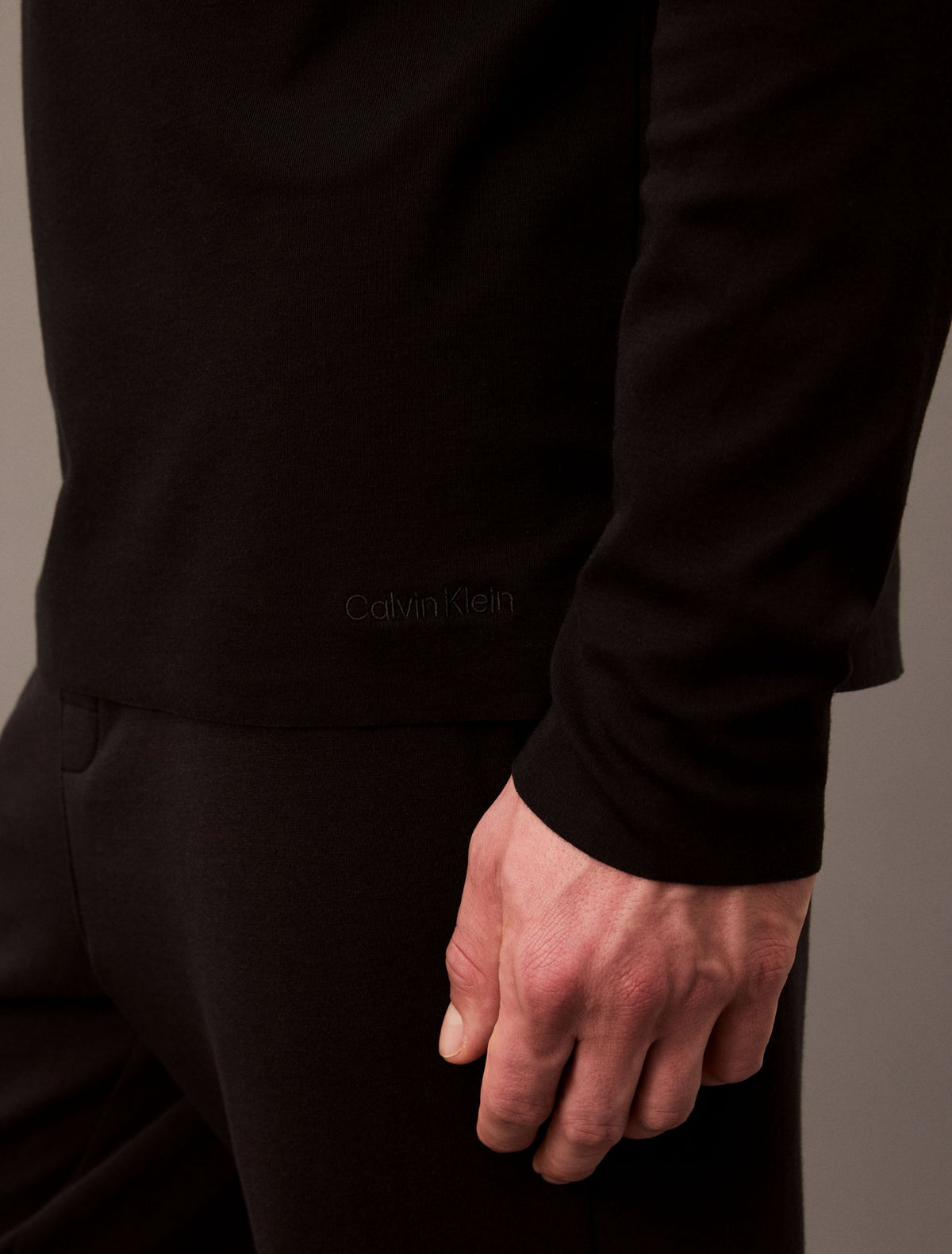 Calvin Klein CK Black Sleep Slim Crewneck T-Shirt