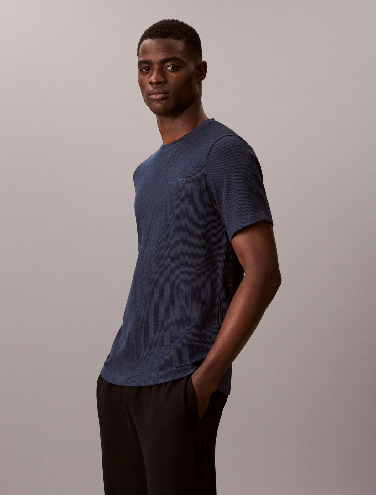 Calvin Klein Waffle Knit Sleep T-Shirt