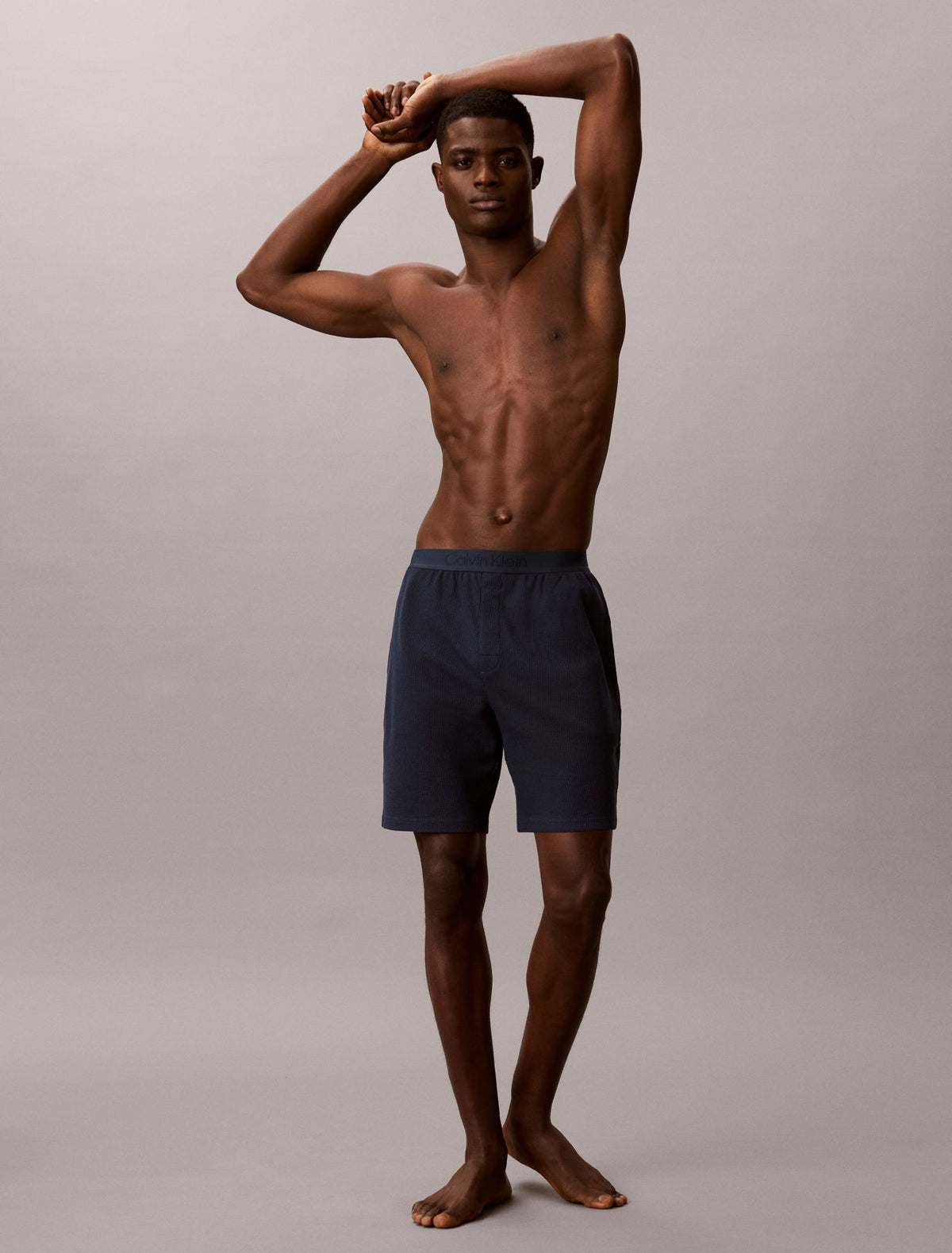 Calvin Klein Waffle Knit Sleep Shorts