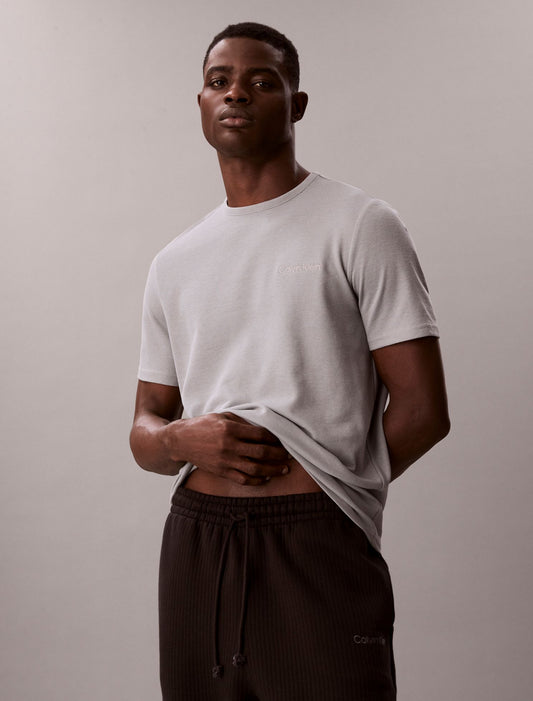 Calvin Klein Pique Crewneck Sleep T-Shirt
