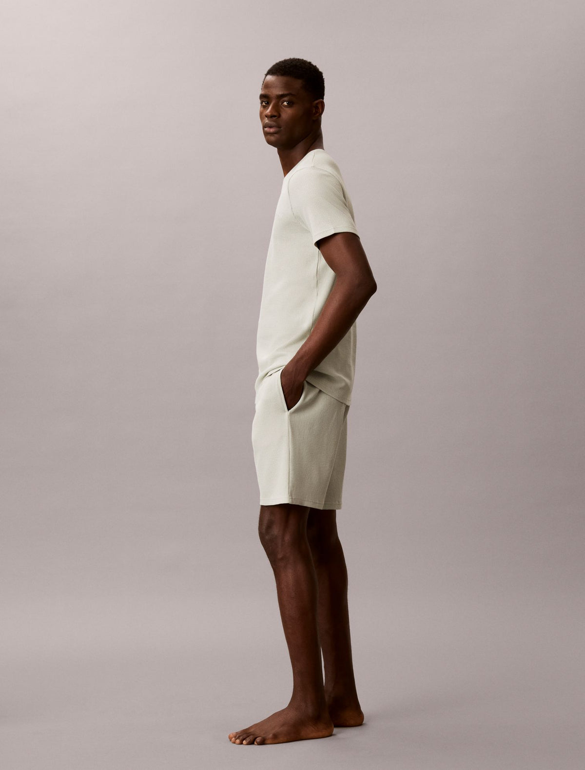 Calvin Klein Waffle Knit Sleep T-Shirt